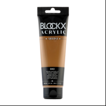 Краски акриловые "Blockx", 843 сиенна натуральная, 120 мл