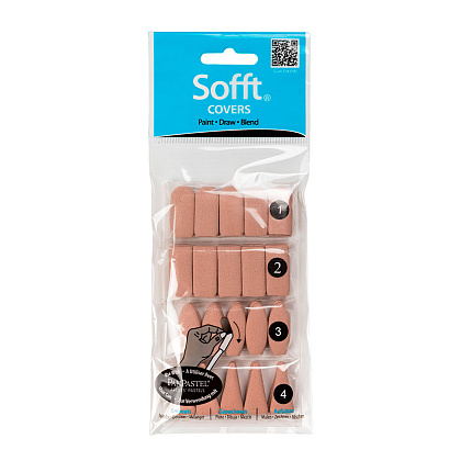 Губка натуральная (спонж) "Sofft Covers", 40 шт