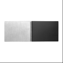 Скетчбук для пастели "GrafArt" с калькой, 270 г/м2, А4, 20 листов, черный