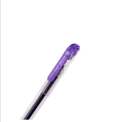 Ручка гелевая "My-Gel Standard", 0.5 мм, прозрачный, стерж. фиолетовый - 3