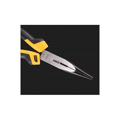 Длинногубцы Deli YS EDL2108Z, 200 мм., желтый, черный - 7