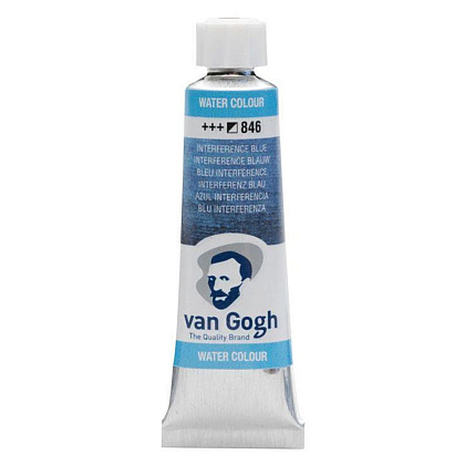 Краски акварельные "Van Gogh", 846 интерферентный синий, 10 мл, туба
