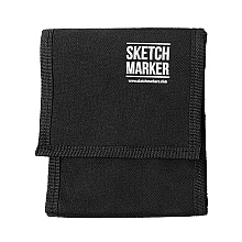 Пенал для маркеров "Sketchmarker", на 12 шт, 15.6x7.5x6 см, черный