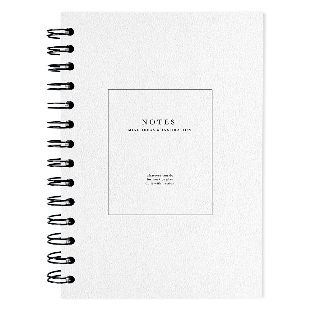 Тетрадь "Notes", А5, 120 листов, клетка, белый