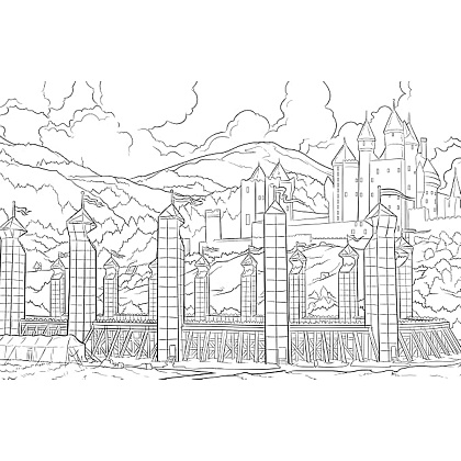 Раскраска "Colouring Book. Harry Potter: Gryffindor House Pride", (английский язык) - 2