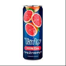 Сок Taylo "Грейпфрут", 0.25 л