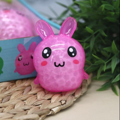 Антистресс "Rabbit ball", розовый - 4