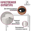 Стол письменный Millwood Лофт Сиэтл (ДТ-5), 1300х700 мм, дуб табачный крафт, белый - 9