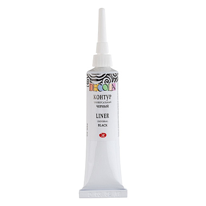 Контур акриловый "Декола", 810 черный, 18 мл., туба