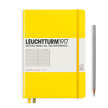 Блокнот "Leuchtturm1917. Classic", А5, 125 листов, линейка, лимонный