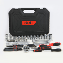 Набор инструмента Deli RS EDQ45100, 1/4", 1/2", 100 шт.