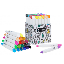 Мелки восковые "Himi Silky Crayon", 24 цвета, ассорти