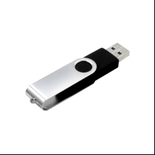 USB Flash 2.0 16 Gb VDF-008, пластик, метал, черный 