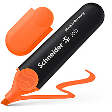 Маркер текстовый "Schneider Job", оранжевый