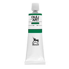 Краски масляные Renesans "Oils for art", 40 зеленый изумрудный, 60 мл, туба