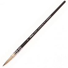 Кисть для рисования "Pinax HI-TECH Aquarelle Quill", синтетика, круглая, французское крепление, №6