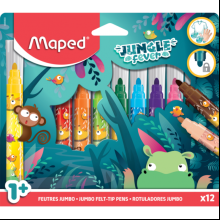 Фломастеры Maped "Jungle fever",12 шт