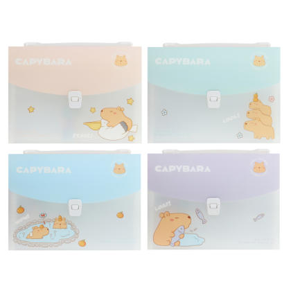 Папка-портфель "Capybara", ассорти