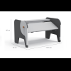 Стол Comf-Pro Elephant Desk UR-3, 1155х700х(340-815) мм, белый, серый - 5
