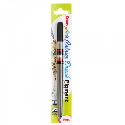 Кисть "Color Brush Pigment", черный, блистер