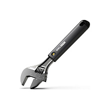 Ключ разводной Deli HS EHT1508, 210 мм, раскрытие губок 0-28 мм, Soft Touch, черный