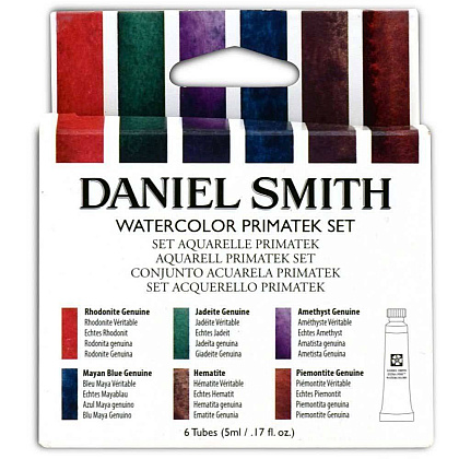 Набор акварели "Daniel Smith Приматек", 6 цветов, тубы - 3