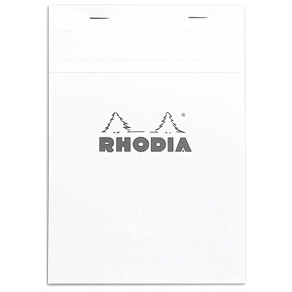 Блокнот "Rhodia", А5, 80 листов, клетка, белый