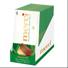 Конфеты "Merci", 100 г, с дробленым лесным орехом и миндалем