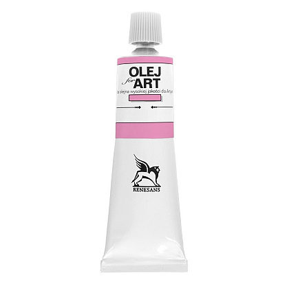 Краски масляные Renesans "Oils for art", 61 розовый светлый, 60 мл, туба