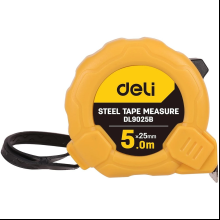 Рулетка Deli YS EDL9025B, 5 м х 25 мм, желтый, черный