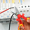Ножницы диэлектрические Deli YS DQ90301, 160 мм, красный, желтый - 2