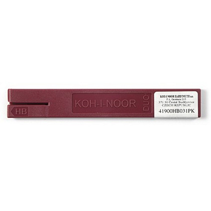 Грифель для цангового карандаша "Koh-i-noor 4190", HB, 2.0 мм, 2 шт