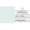 Раскраска на английском языке "Japanese Folk Art Colouring" - 3