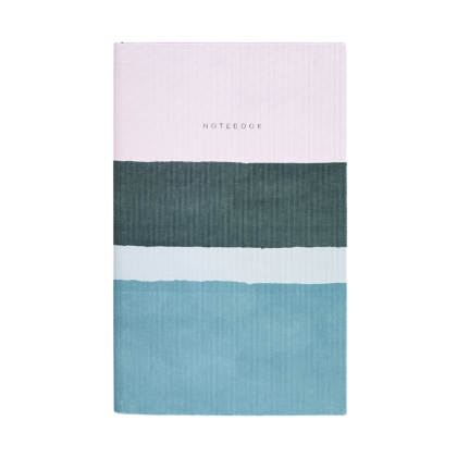 Еженедельник датированный "Stripes dusty pink", А5, 96 листов, розовый, срез разноцветный, 2026