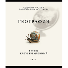Тетрадь предметная "Арт-стиль. География", А5, 48 листов, клетка