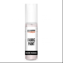 Краски для текстиля "Pentart Fabric paint metallic", жемчужно-белый, банка
