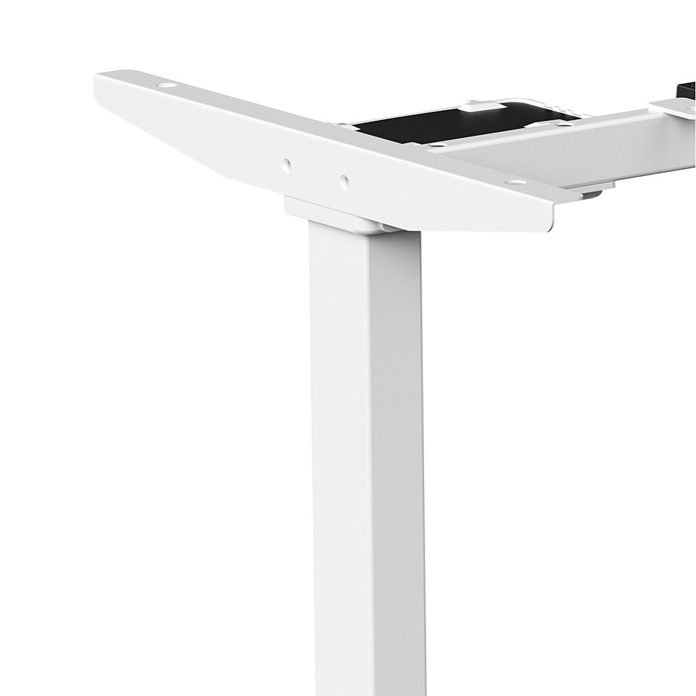 Стол с электроприводом WellDesk Prime 1300x675х18 белый/дуб канзас коричневый (9191462+9072451) - 8