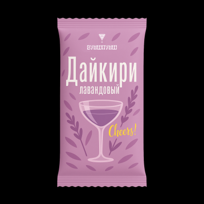 Смесь для приготовления коктейля Вуншпунш "Лавандовый дайкири", 40 гр, 4 шт - 2