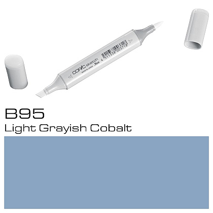Маркер перманентный "Copic Sketch", B-95 светло-сероватый кобальт