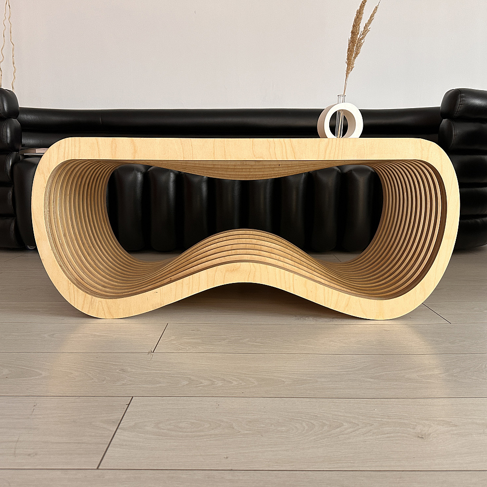 Журнальный столик Karlinwood EIGHT 1040x525x450 мм, фанера натуральная  - 7