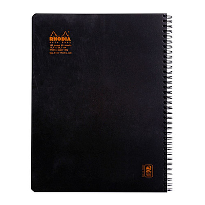 Блокнот "Rhodia", А4+, 80 листов, клетка, черный - 3