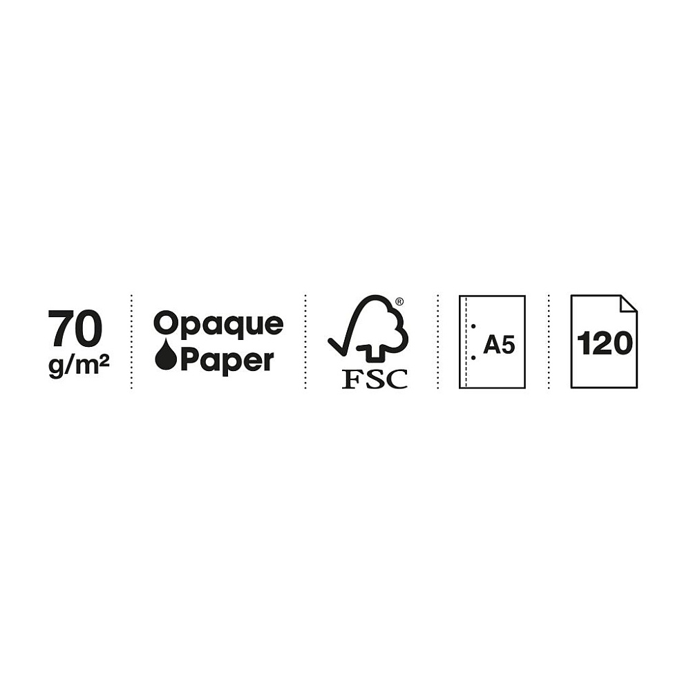 Тетрадь Miquelrius "Midnight Thoughts", А5,120 листов, клетка, темно-синий - 4