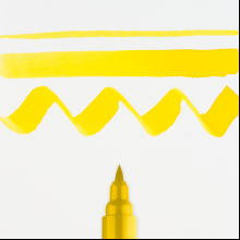 Маркер акварельный "Ecoline", 201 желтый светлый