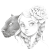 Раскраска на английском языке "Colouring book Wild 4", Emmanuelle Colin - 4