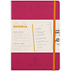 Еженедельник недатированный Clairefontaine Rhodia "Rhodiarama Perpetual", 148x210 мм, 128 страниц, малиновый - 2
