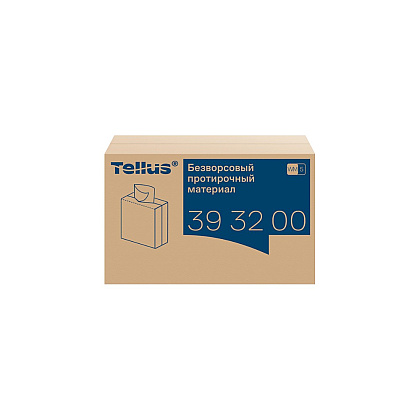 Протирочный материал нетканый Tellus, безворсовый, 1 слой, 100 листов, WM5 - 4