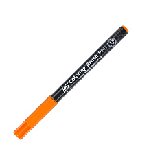 Маркер акварельный "Koi Color Brush", оранжевый