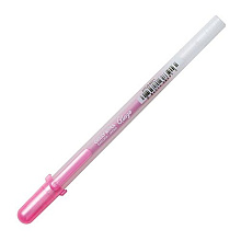 Ручка гелевая "Gelly Roll Glaze", 0.6 мм, прозрачный, стерж. розовый