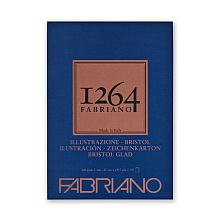 Блок-склейка бумаги для графики "Fabriano. 1264", 21х29,7 см, 200 г/м2, 50 листов