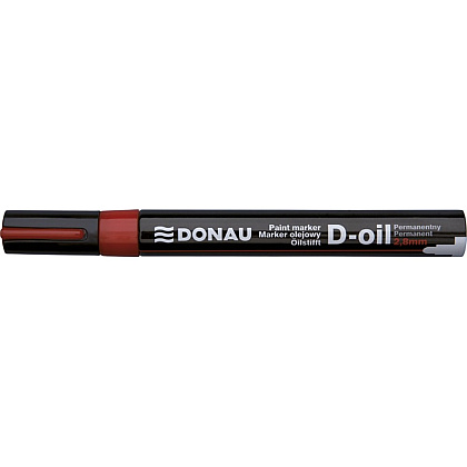 Маркер перманентный на нитрокраске "Donau D-Oil", красный - 2